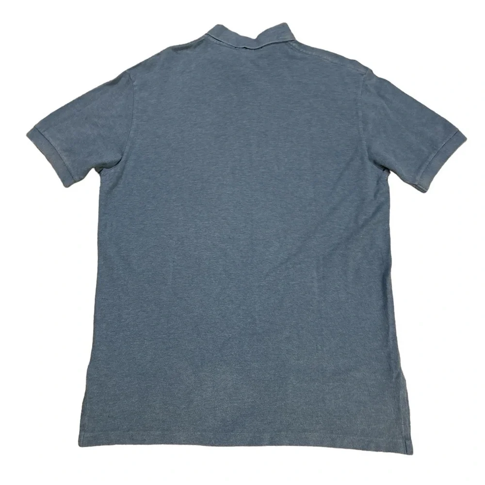 Polo Ralph Lauren Pique Polo Blue with Yellow Pony‎ Size Large